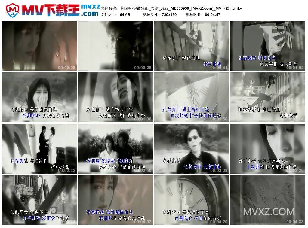 蔡国权-零散骤雨_粤语_流行_ME800959